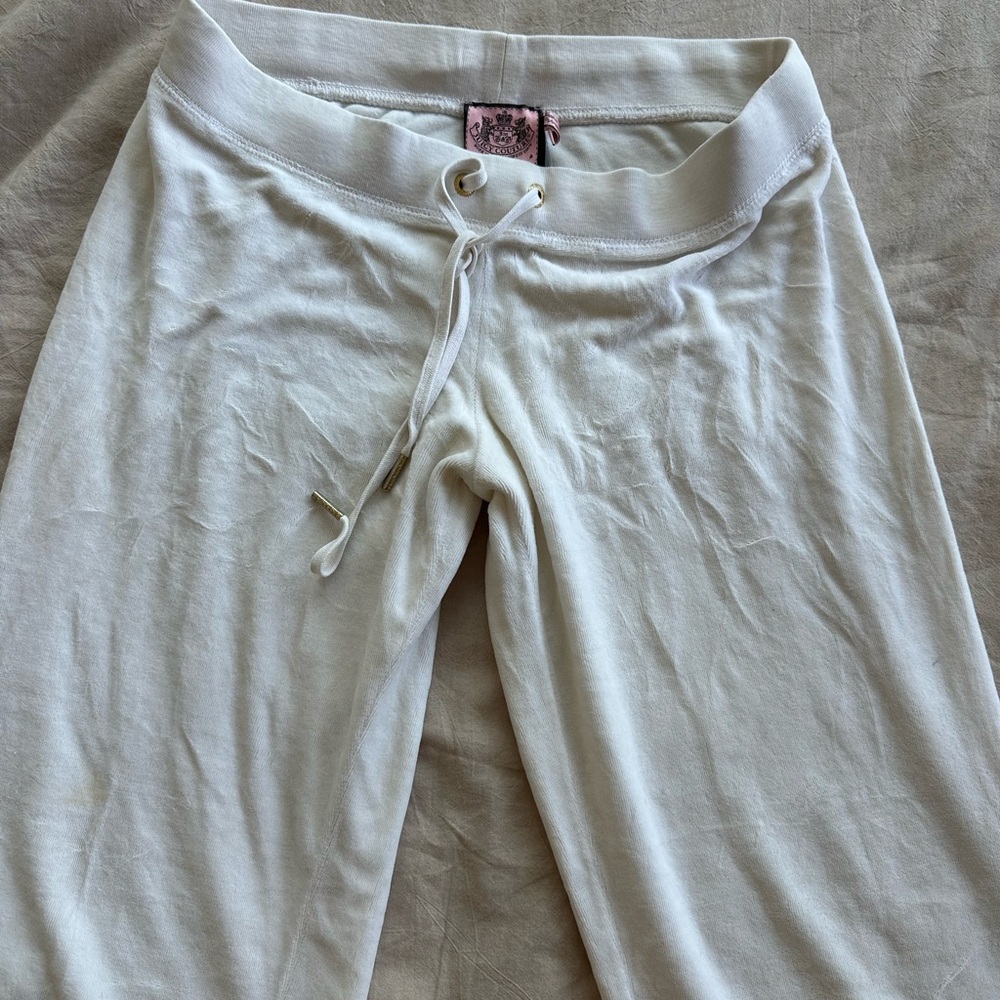 OG Juicy Couture Y2K Cream Track Pant Size P
